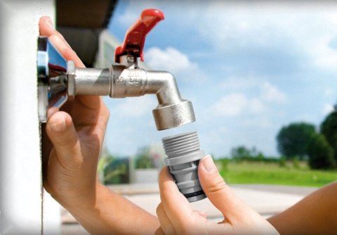 PRZYŁĄCZE Z GWINTEM ZEWNĘTRZNYM 1' DUŻY PRZEPŁYW CELL-FAST