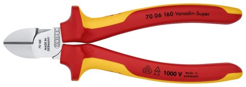 SZCZYPCE TNĄCE BOCZNE IZOLOWANE 160MM KNIPEX
