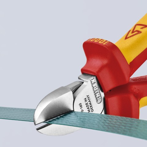 SZCZYPCE TNĄCE BOCZNE IZOLOWANE 160MM KNIPEX