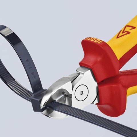 SZCZYPCE TNĄCE BOCZNE IZOLOWANE 160MM KNIPEX