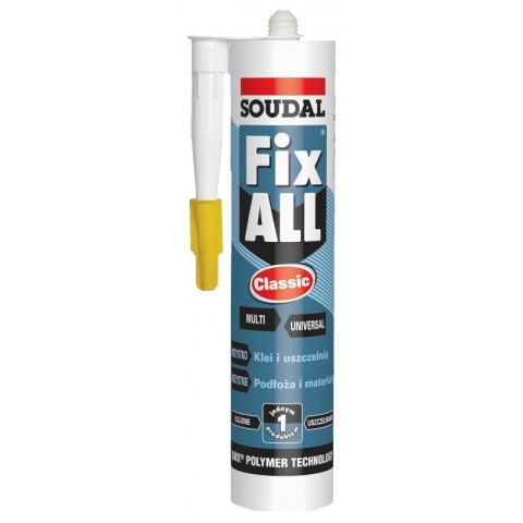 USZCZELNIACZ HYBRYDOWY FIX ALL FLEXI SZARY 290ML SOUDAL