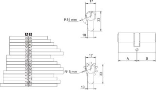 WKŁADKA HEKTOR NIKIEL ATEST WP100 30/35 LOB