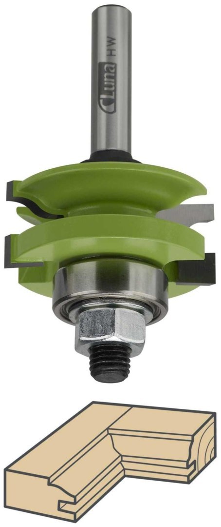 FREZ ANTYPROFILOWY 43MM, 22*8MM LUNA