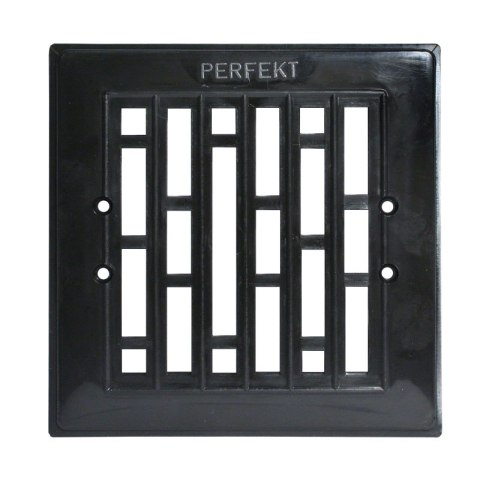 KRATKA WENTYLACYJNA 14*14 SKRĘCANA CZARNA UN