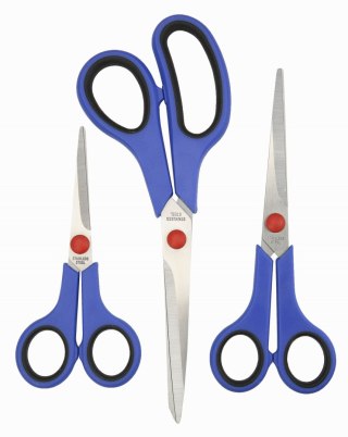 NOŻYCZKI 3 SZTUKI TOP TOOLS