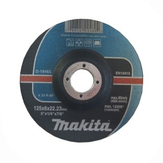 TARCZA SZLIFIERSKA DO METALU 125*6MM WYPUKŁA A24R MAKITA