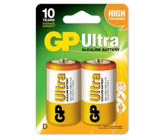 BATERIA ULTRA+ ALKALINE LR20 D 1.5V 2SZ GP BATTERY