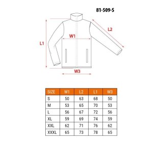 POLAR ROBOCZY BASIC, CZARNY, ROZMIAR M NEO