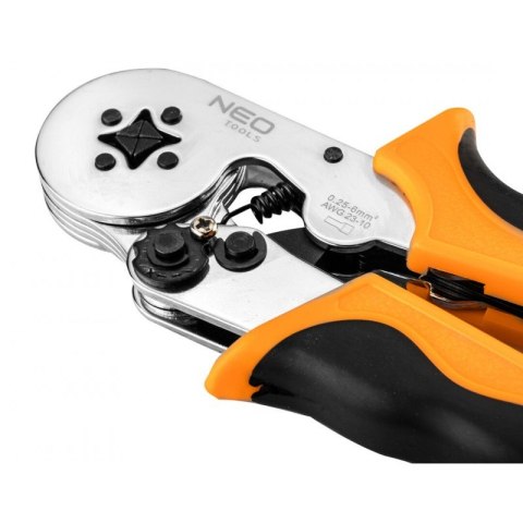 ZACISKARKA KOŃCÓWEK TULEJKOWYCH, ŚREDNICA TULEJEK 0.25-6 MM NEO