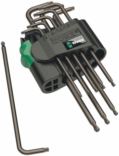ZESTAW KLUCZY TRZPIENIOWYCH TORX BLACKLASER WERA