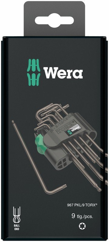 ZESTAW KLUCZY TRZPIENIOWYCH TORX BLACKLASER WERA