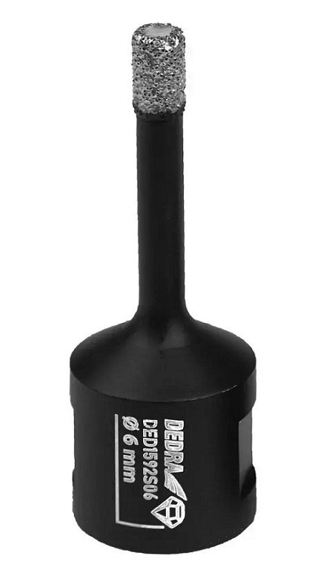 KORONKA DIAMENTOWA VACUUM BRAZED M14 6MM DEDRA