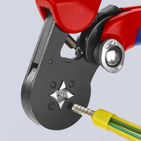 SAMONASTAWNE SZCZYPCE DO ZAGNIATANIA TULEJEK 180MM KNIPEX