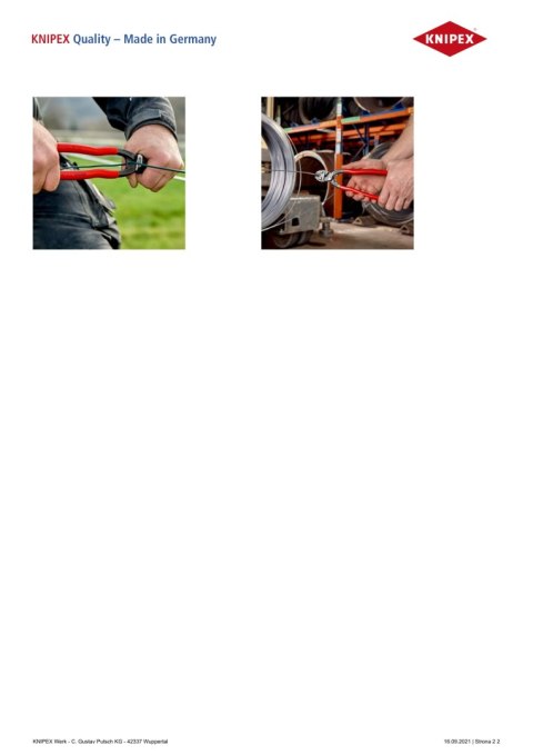 SZCZYPCE TNĄCE PRZEGUBOWE COBOLT XL 250MM KNIPEX