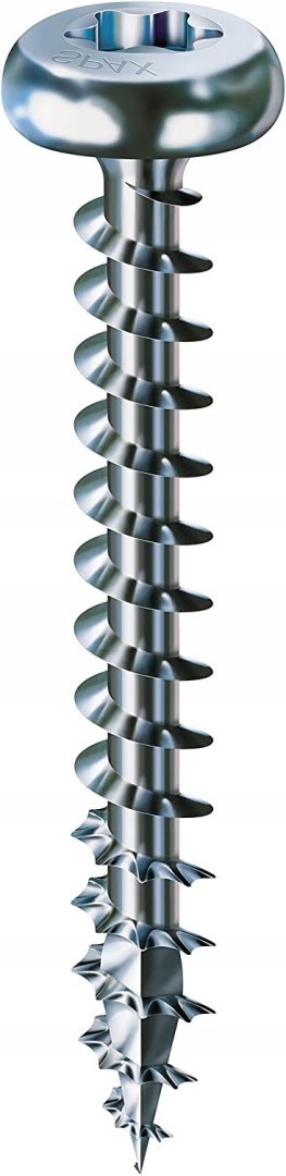 WKRĘT ŁEB PÓŁKULISTY (1000) OCYNK BIAŁY 3.5*16MM HB TX MINI SPAX