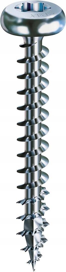 WKRĘT ŁEB PÓŁKULISTY (1000) OCYNK BIAŁY 4.0*30MM HB TX MINI SPAX