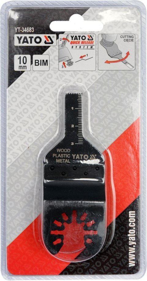 BRZESZCZOT WGŁĘBNY 10MM DO NARZĘDZIA WIELOFUNKCYJNEGO BIM YATO