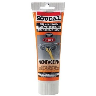 KLEJ MONTAŻOWY MONTAGE FIX 250ML SOUDAL