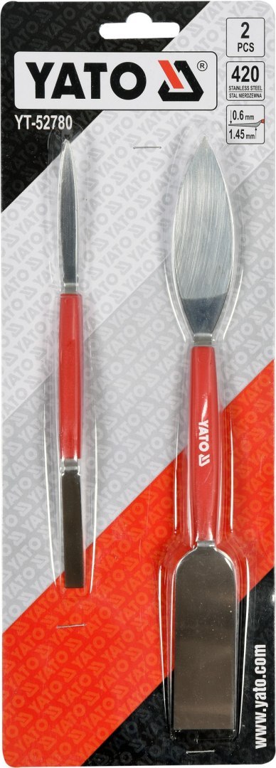 SZPACHELKI SZTUKATORSKIE KOMPLET 2. SZTUKI YATO