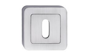 SZYLD KWADRAT ZAOKRĄGLONY NIKIEL SATYNA WC UN