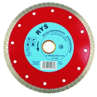 TARCZA DIAMENTOWA TURBO RYŚ 125MM IN CORPORE