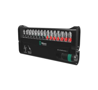 ZESTAW BITÓW 30 SZTUK Z UCHWYTEM RAPIDAPTOR BIT-CHECK WERA