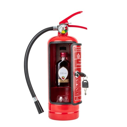 Gaśnica Mini Bar- Na palące pragnienie - prezent na 18 urodziny, kawalerski