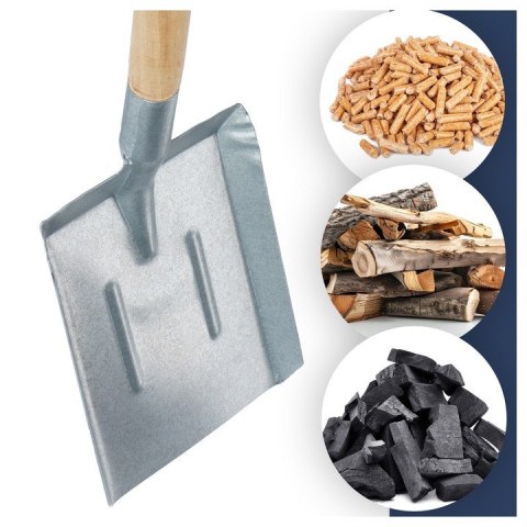 ZESTAW KOMINKOWY WĘGLARKA DUŻA NA WĘGIEL OCYNK SZUFLA ŁOPATKA DO CO METAL SIGMA