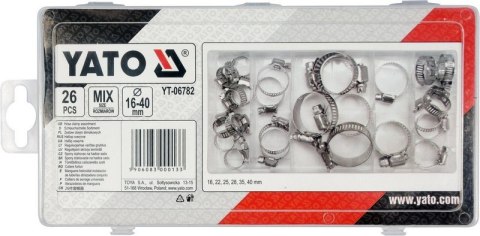 OBEJMY SKRĘCANE MIX 26 SZT YATO