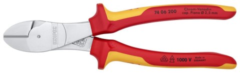 SZCZYPCE TNĄCE BOCZNE O ZWIĘKSZONYM PRZEŁOŻENIU 200MM KNIPEX