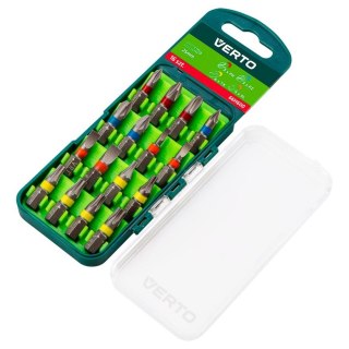 ZESTAW BITÓW 16 SZTUK 25MM 3*PH, 3*PZ, 4*SL, 6*TX VERTO