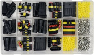 ZESTAW ZŁĄCZY ELEKTRYCZNYCH HERM 424SZT YATO