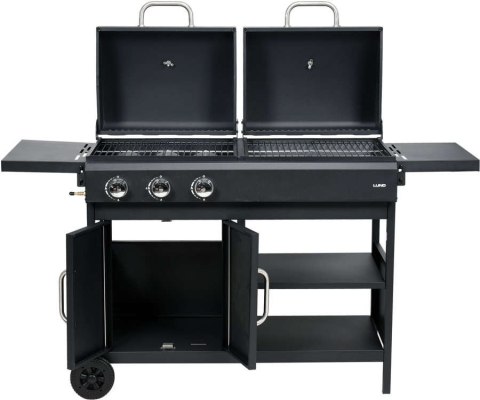 GRILL 2W1, GAZOWY + WĘGLOWY, 8.6KW LUND