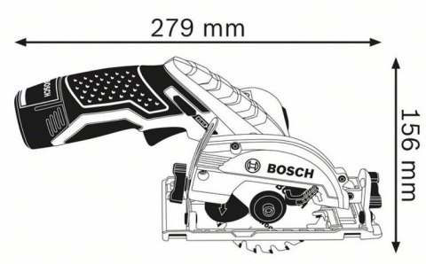 PILARKA TARCZOWA GKS 12 V-26 2*3.0*AH L-BOXX BOSCH