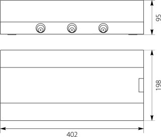 ROZDZIELNICA MODUŁOWA 1X18 NATYNKOWA IP40 SRN-18 1.5 ELEKTRO-PLAST