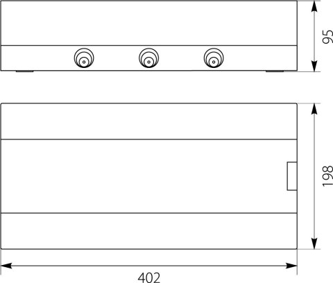 ROZDZIELNICA MODUŁOWA 1X18 NATYNKOWA IP40 SRN-18 1.5 ELEKTRO-PLAST