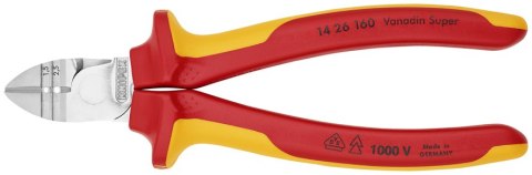 SZCZYPCE TNĄCE BOCZNE DO ŚCIĄGANIA IZOLACJI 160MM KNIPEX