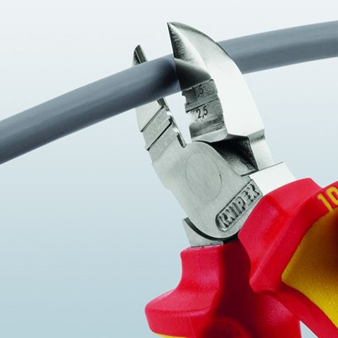 SZCZYPCE TNĄCE BOCZNE DO ŚCIĄGANIA IZOLACJI 160MM KNIPEX