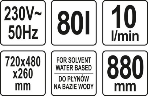 MYJKA WARSZTATOWA 80L YATO