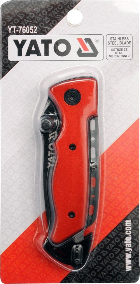 NÓŻ SKŁADANY 200MM RATOWNICZY YATO