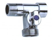 ZAWÓR KULOWY TRÓJDROŻNY 1/2*1/2*3/4 KOLOR KART UN