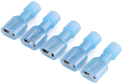 KOŃCÓWKA KABLOWA NASUWKA IZOLOWANA 6.3*0.8 1.5-2.5MM2 100SZT EPM