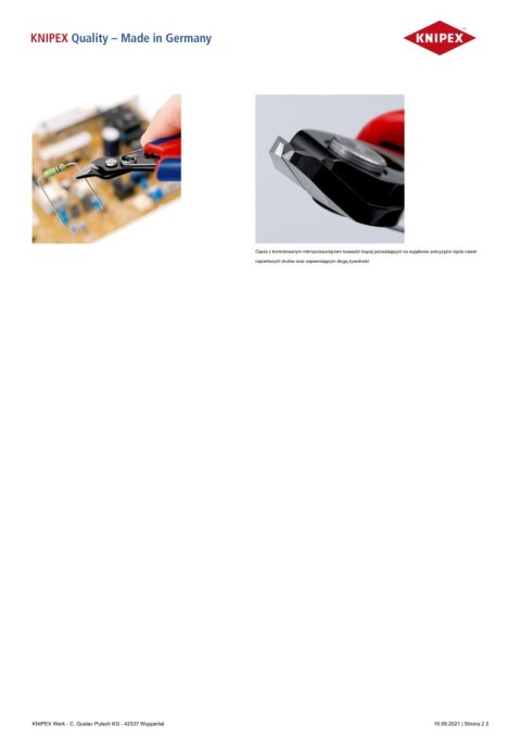 SZCZYPCE BOCZNE SUPER KNIPS XL 140MM KNIPEX