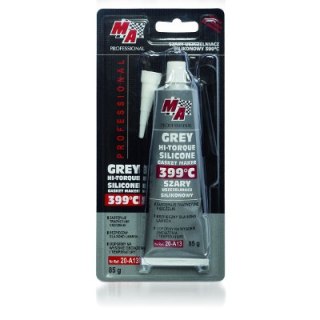 USZCZELNIACZ SILIKONOWY SZARY 399°C 85G MA PROFESSIONAL