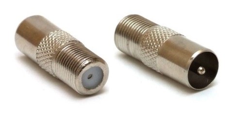 ZŁĄCZE WTYK TV-GNIAZDO F UN