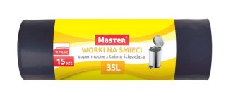 WORKI NA ODPADY HD 35L Z TAŚMĄ ŚCIĄGAJĄCĄ - SUPER MOCNE UN