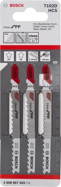 BRZESZCZOT DO WYRZYNAREK T102D 3SZT. BOSCH