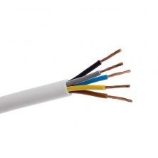 PRZEWÓD WARSZTATOWY OWY H05VV-F 5X1,5 BIAŁY 300/500V ELPAR