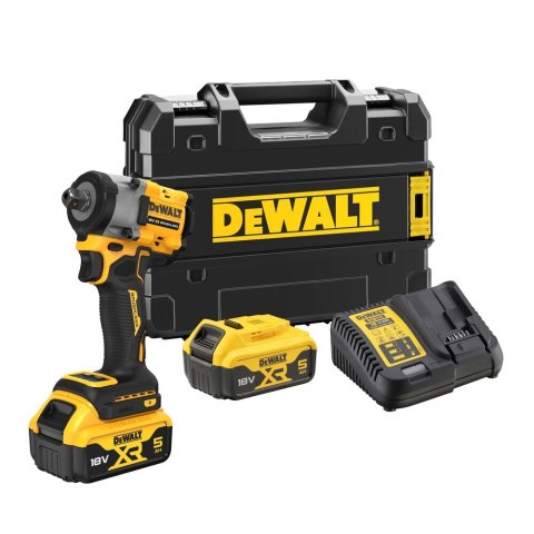 AKUMULATOROWY KLUCZ UDAROWY 1/2' XR 18V 2*5.0AH 610 NM DEWALT
