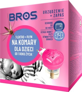 ELEKTROFUMIGA. + PŁYN NA KOMARY.SENSITIVE * 60 NOCY RE BROS